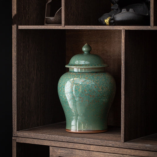 Kiln Baked Retro Temple Tea Pot