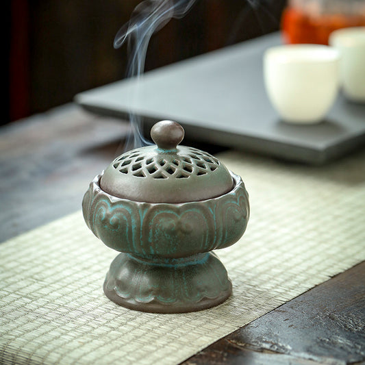 Creative Ceramic Hollow Incense Burner
