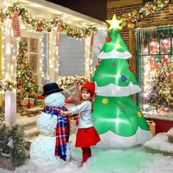 Blow Up Yard Decorations With Built-in LED Lights