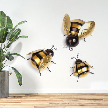 Idyllic Bee Iron Wall Decoration